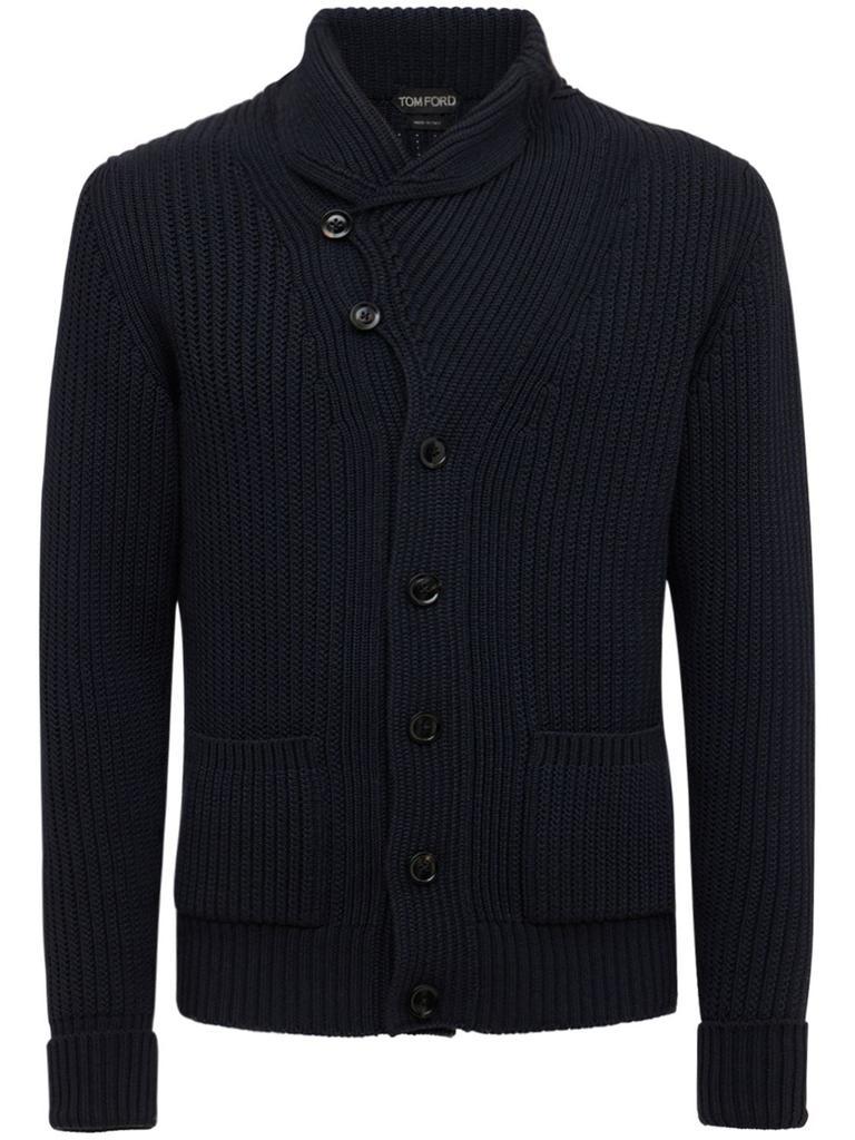 商品Tom Ford|Wool & Silk Knit Cardigan,价格¥14233,第1张图片
