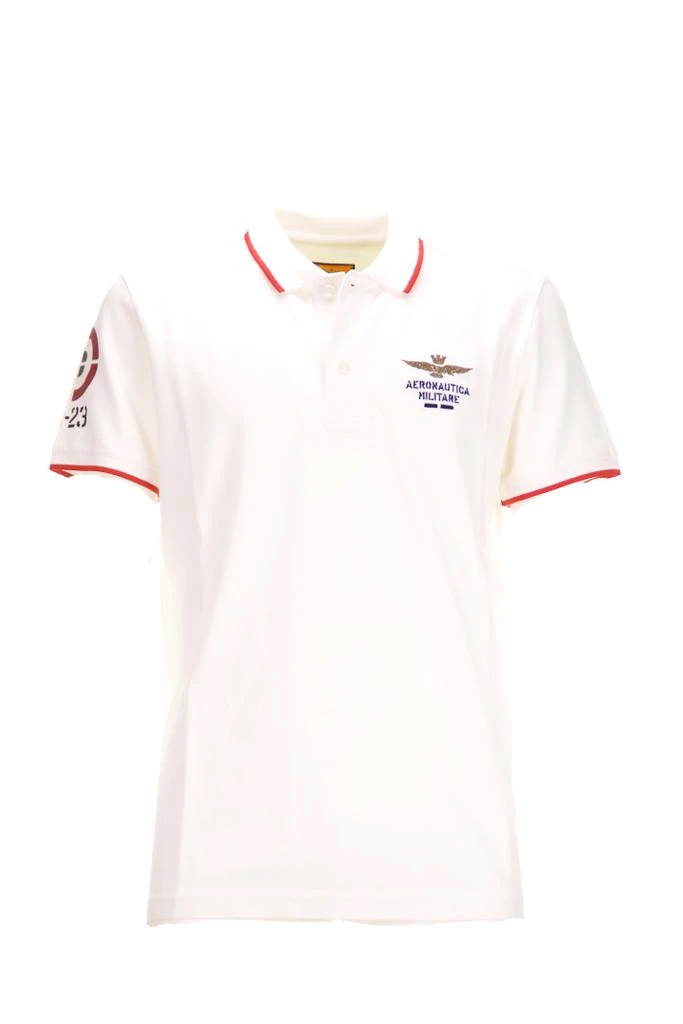 商品Aeronautica Militare|Aeronautica Militare T-shirts and Polos White,价格¥940,第1张图片