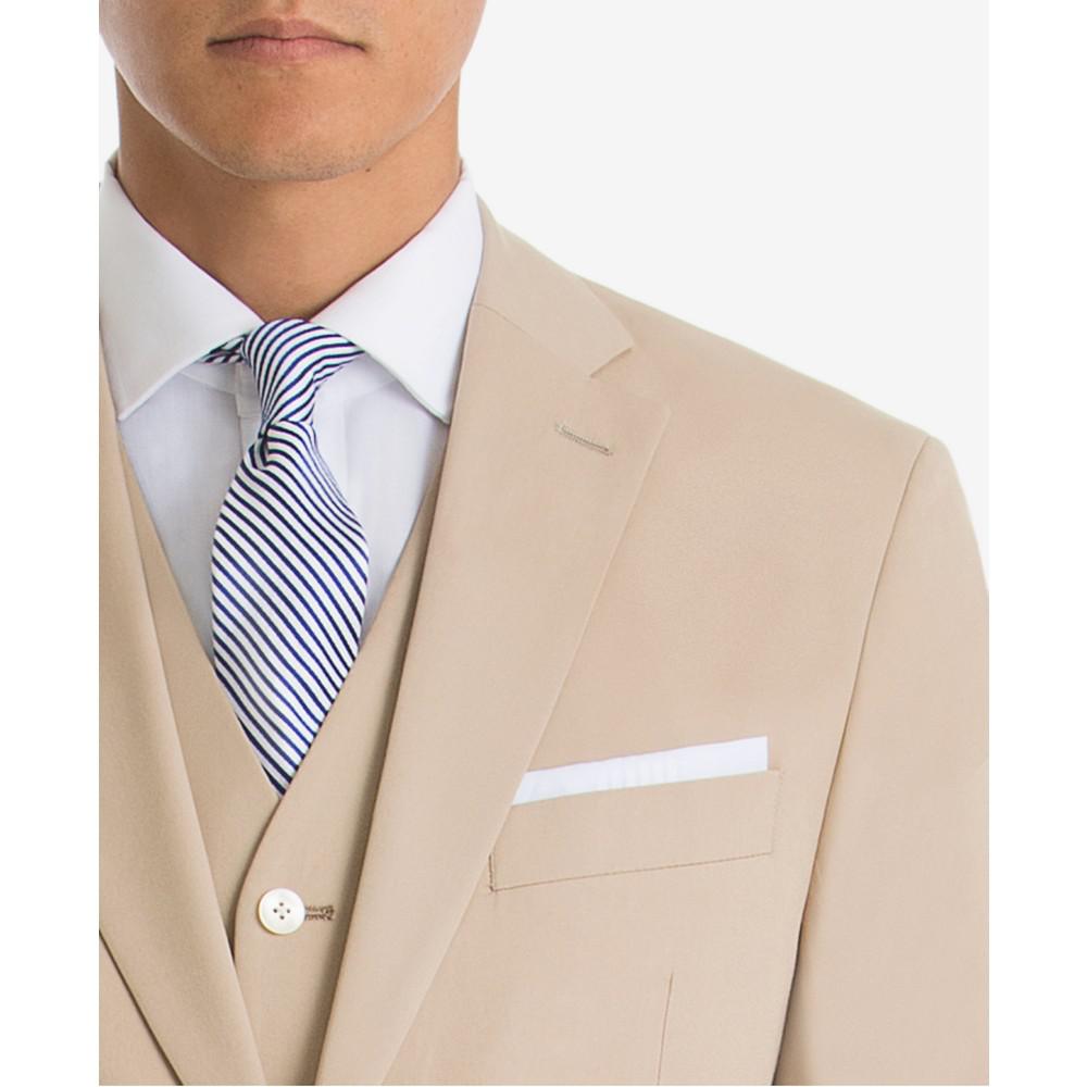 Men's UltraFlex Classic-Fit Cotton Tan Sport Coat商品第3张图片规格展示