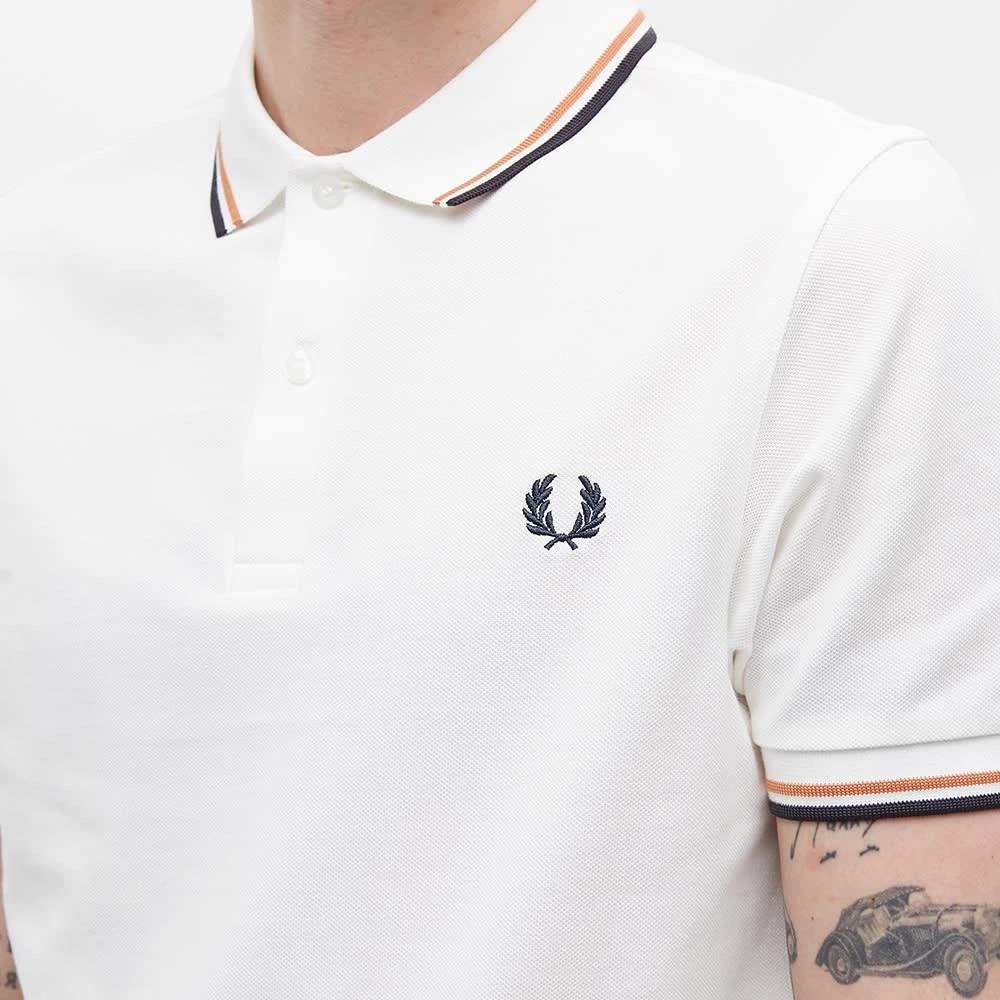 商品Fred Perry|Fred Perry Slim Fit Twin Tipped Polo,价格¥472,第5张图片详细描述