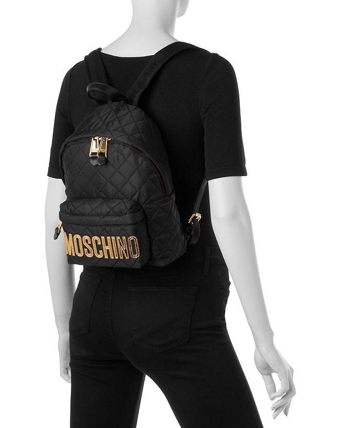 商品Moschino|Quilted Nylon Backpack,价格¥4829,第4张图片详细描述