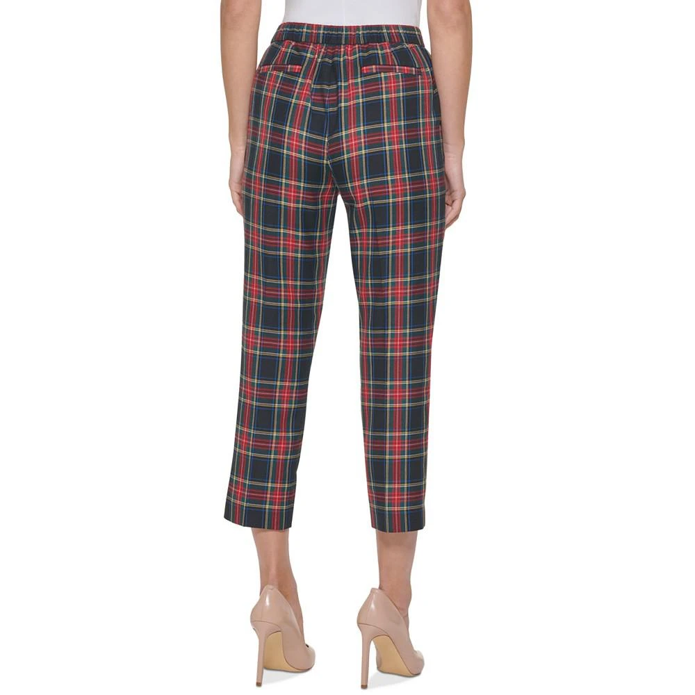 商品Tommy Hilfiger|Women's Plaid Mid Rise Cropped Trousers,价格¥671,第2张图片详细描述