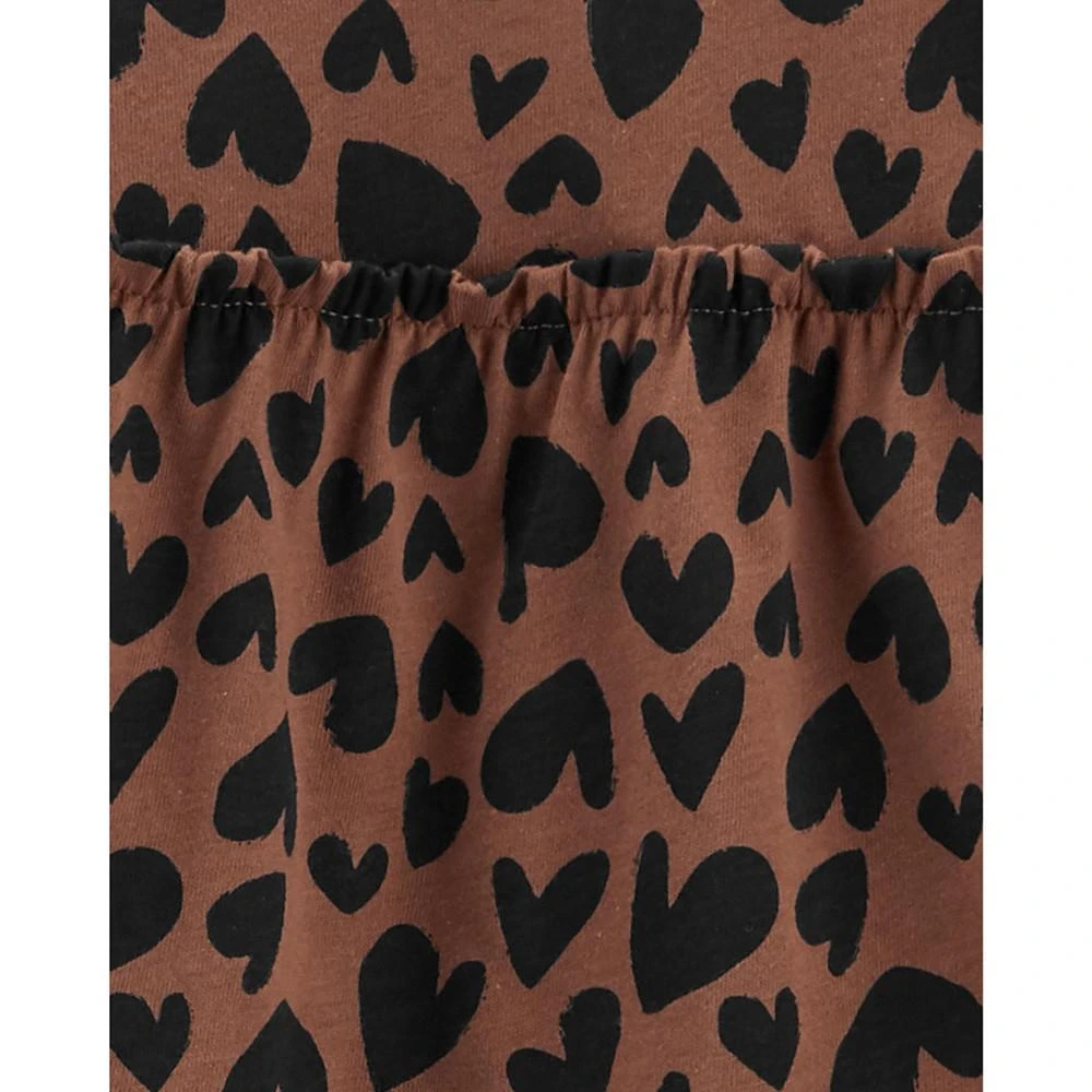 商品Carter's|Baby Girls Leopard Top and Leggings, 2 Piece Set,价格¥98,第2张图片详细描述