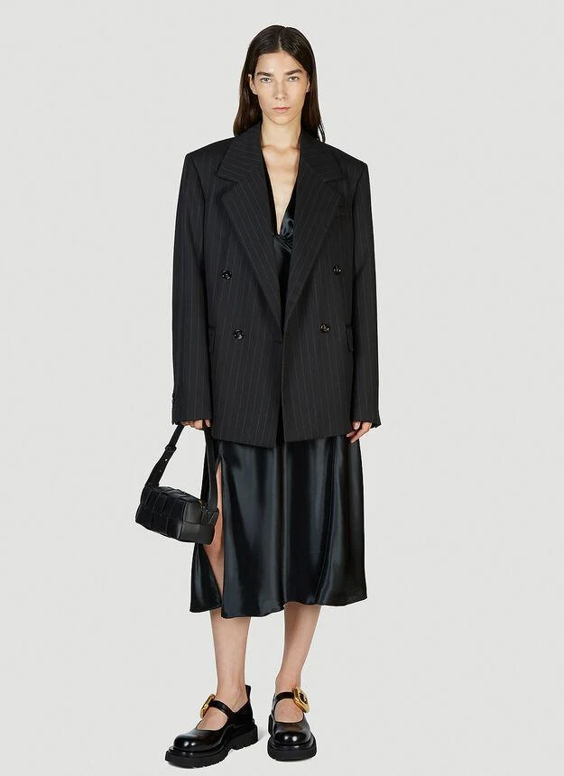 商品Bottega Veneta|Fluid Ruffle Dress in Black,价格¥18040,第2张图片详细描述