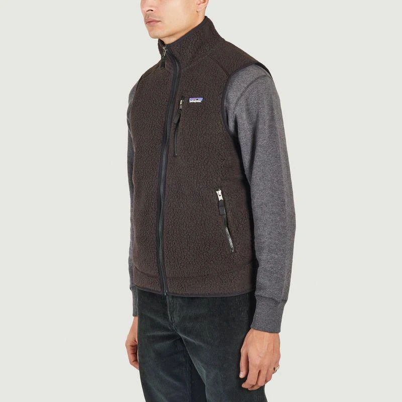 商品Patagonia|Retro Pile Sleeveless Fleece Vest Black PATAGONIA,价格¥688,第2张图片详细描述
