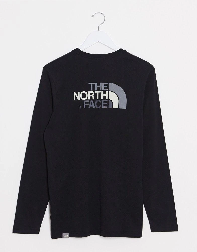 商品The North Face|The North Face Easy long sleeve t-shirt in black,价格¥169,第1张图片