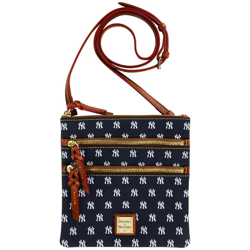 商品Dooney & Bourke|New York Yankees Triple Zip Crossbody Bag,价格¥561,第1张图片