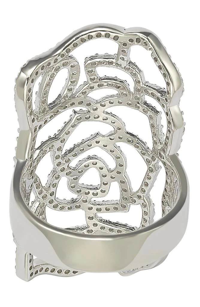 商品Suzy Levian|Sterling Silver CZ Armor Ring,价格¥895,第5张图片详细描述