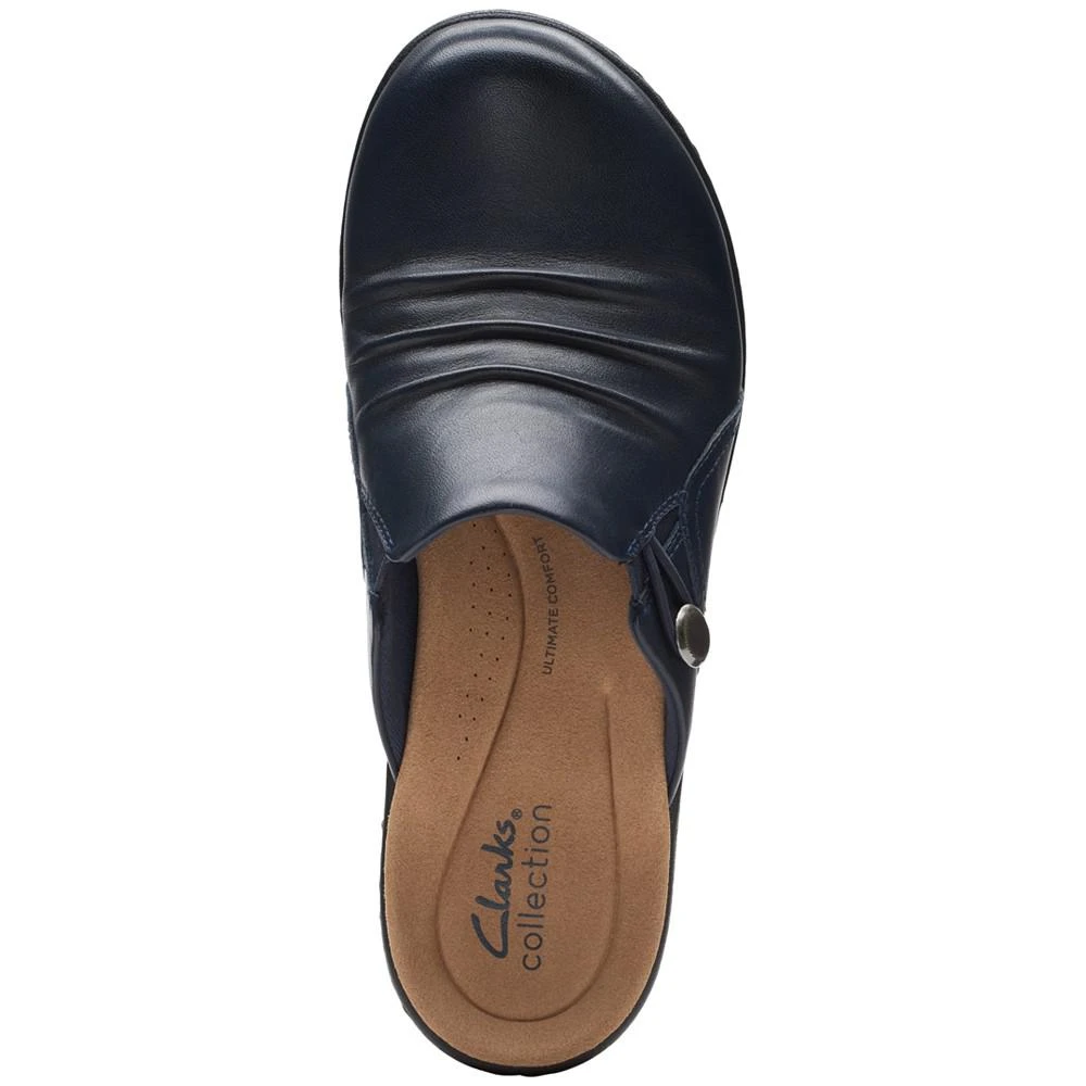 商品Clarks|Women's Laurieann Bay Slip-On Ruched Slide Flats,价格¥407,第4张图片详细描述