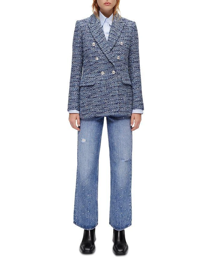 商品Maje|Volly Tweed Double Breasted Jacket,价格¥2658,第1张图片