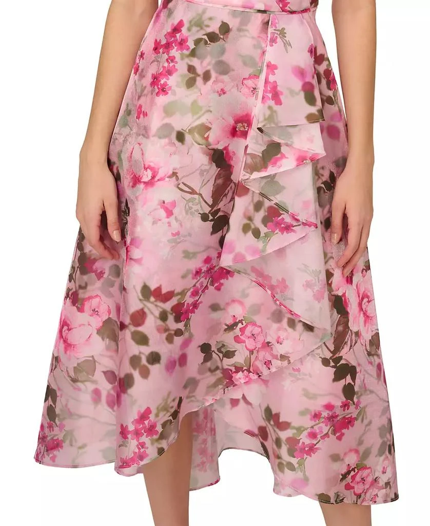 商品Adrianna Papell|Women's Floral One-Shoulder Dress,价格¥627,第4张图片详细描述