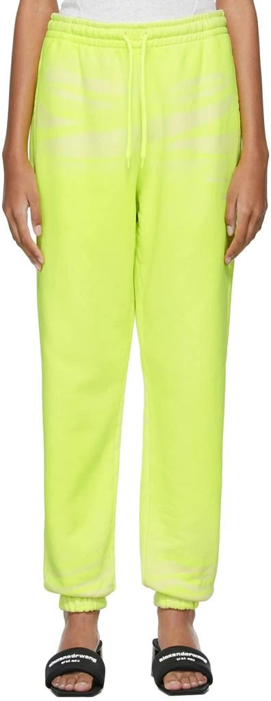 商品Alexander Wang|Yellow Garment-Dyed Jogger Lounge Pants,价格¥999,第1张图片