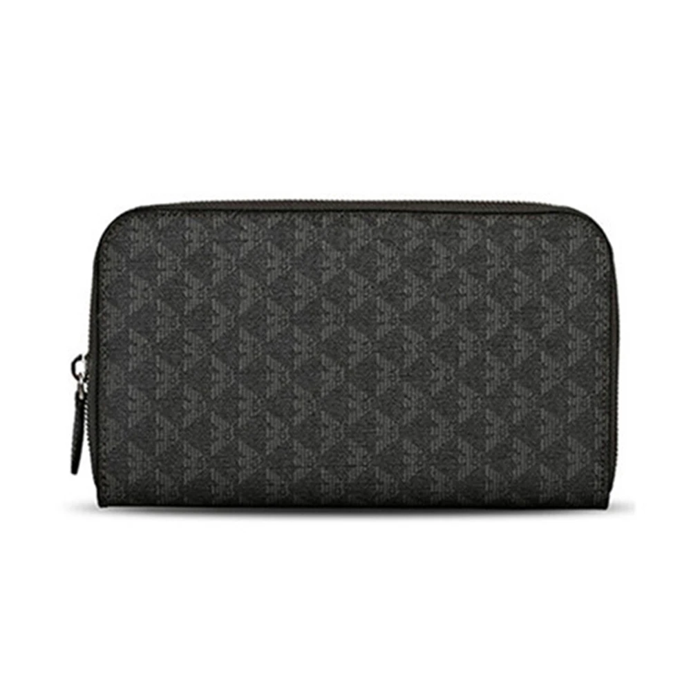 商品Emporio Armani|EMPORIO ARMANI 黑色男士长款钱夹 YEM867-YH606-86526,价格¥1363,第1张图片