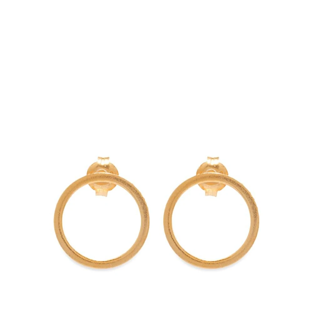 商品MAISON MARGIELA|Maison Margiela Branded Circle Studd Earrings,价格¥1760,第2张图片详细描述