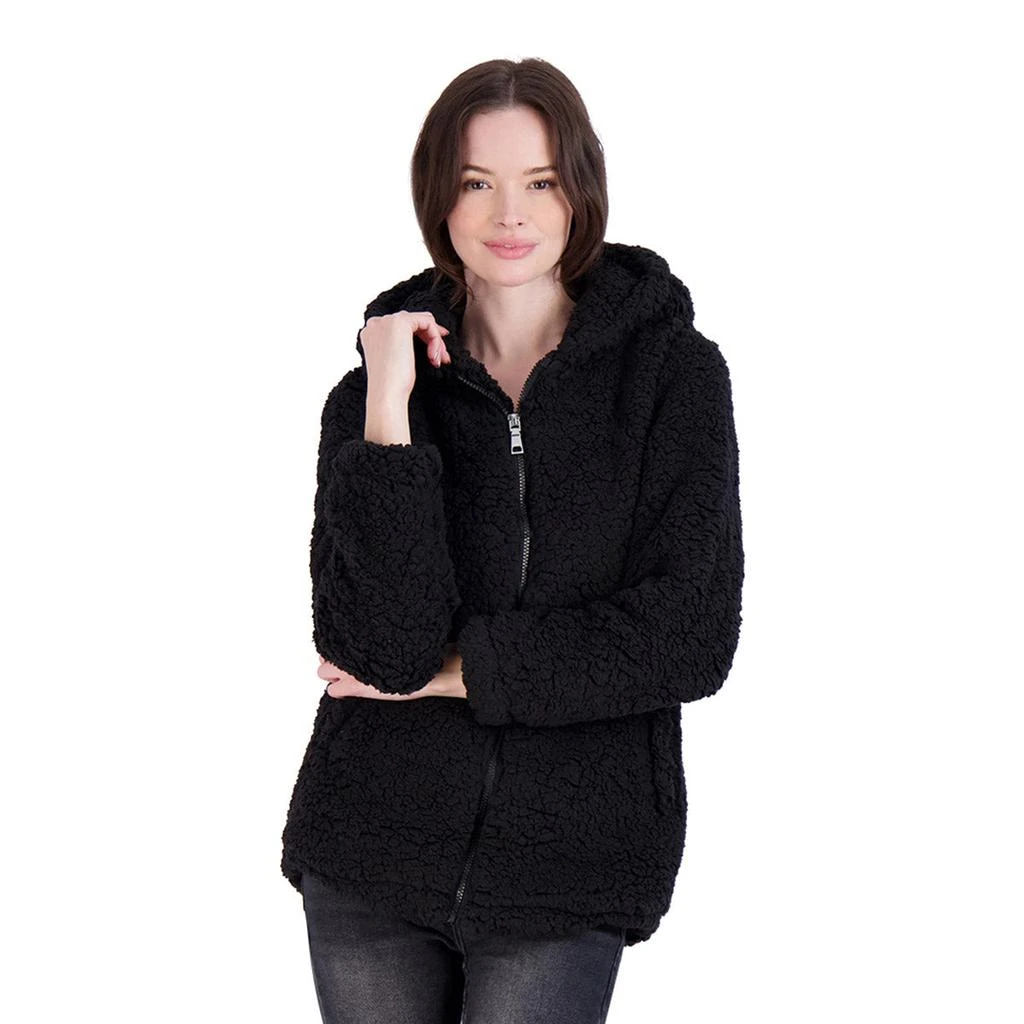 商品Madden Girl|Madden Girl Women's Sherpa Zip Up Jacket,价格¥106,第2张图片详细描述