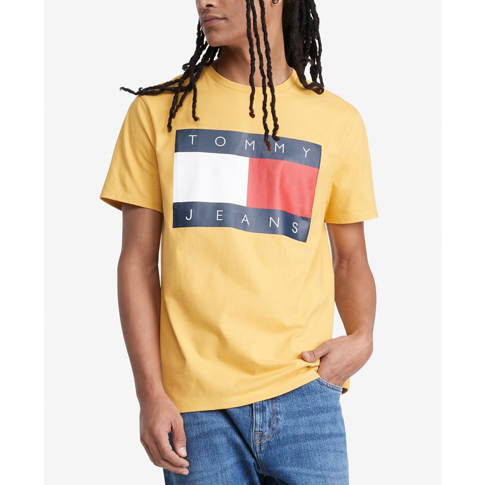 商品Tommy Hilfiger|Tommy Hilfiger Men's Flag Logo T-Shirt,价格¥219,第3张图片详细描述