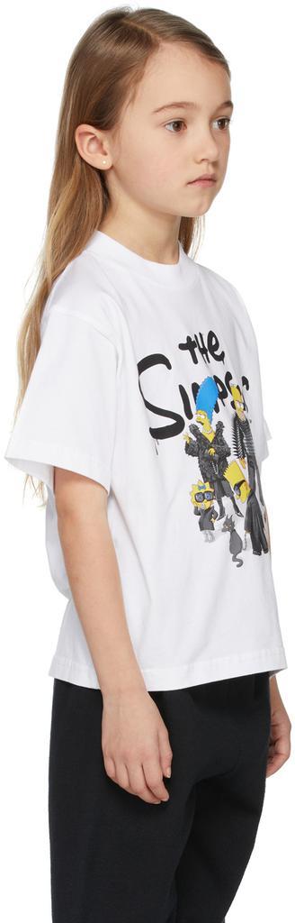 商品Balenciaga|Kids White The Simpsons Edition T-Shirt,价格¥1440,第5张图片详细描述