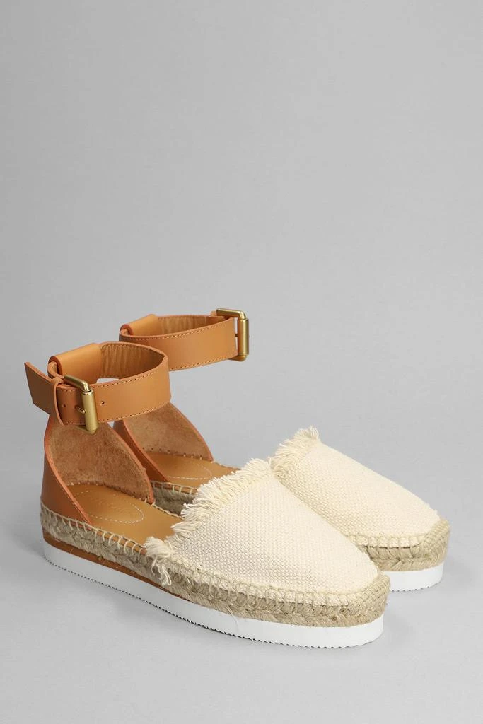 商品See by Chloé|See by Chloé Glyn Espadrilles In Beige Canvas,价格¥2164,第2张图片详细描述