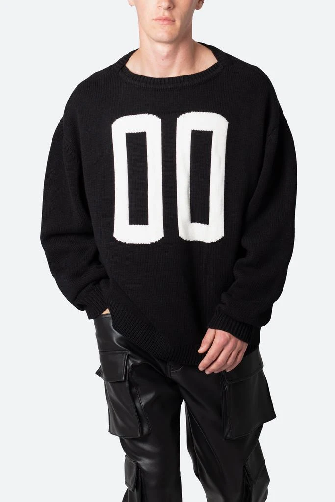 Varsity Knit Sweater - Black 商品