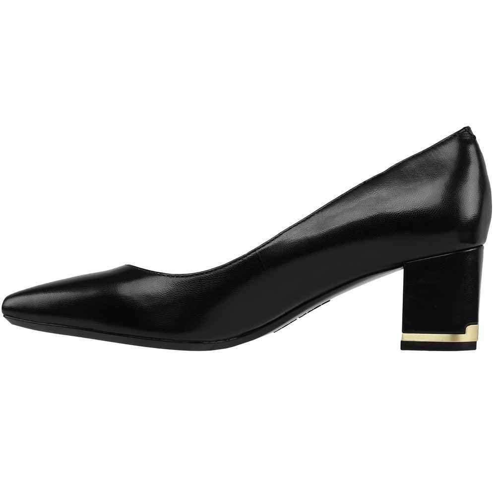 商品Calvin Klein|Nita Pointed Toe Block Heel Pumps,价格¥540,第3张图片详细描述