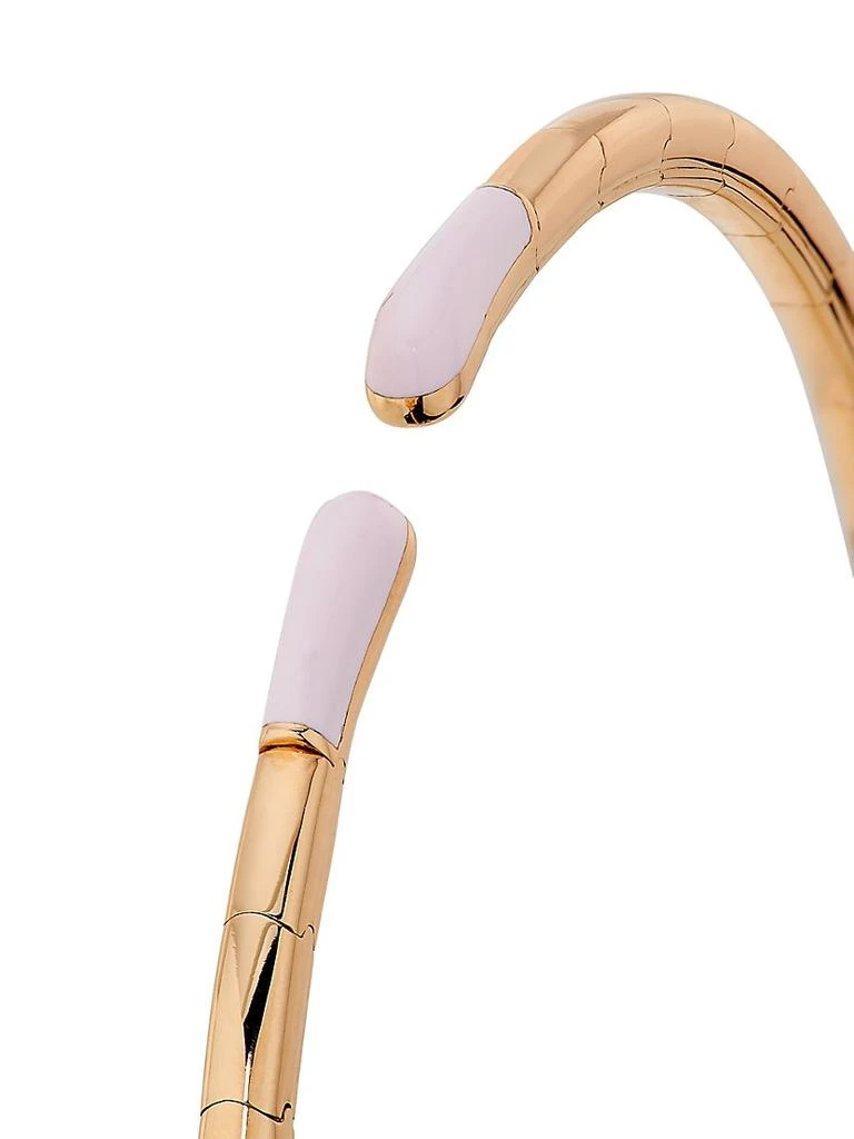 商品Etho Maria|18K Rose Gold, Pink Sapphire & Ceramic Cuff,价格¥46458,第3张图片详细描述
