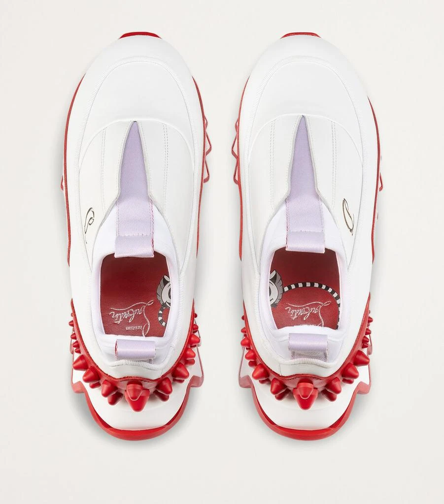 商品Christian Louboutin|Sharkyloub Leather Slip-On Sneakers,价格¥4463,第3张图片详细描述