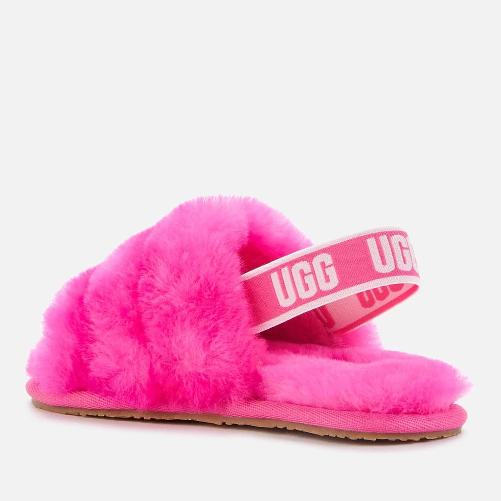 商品UGG|UGG TODDLERS' FLUFF YEAH SLIDE SLIPPERS - ROCK ROSE,价格¥297,第2张图片详细描述