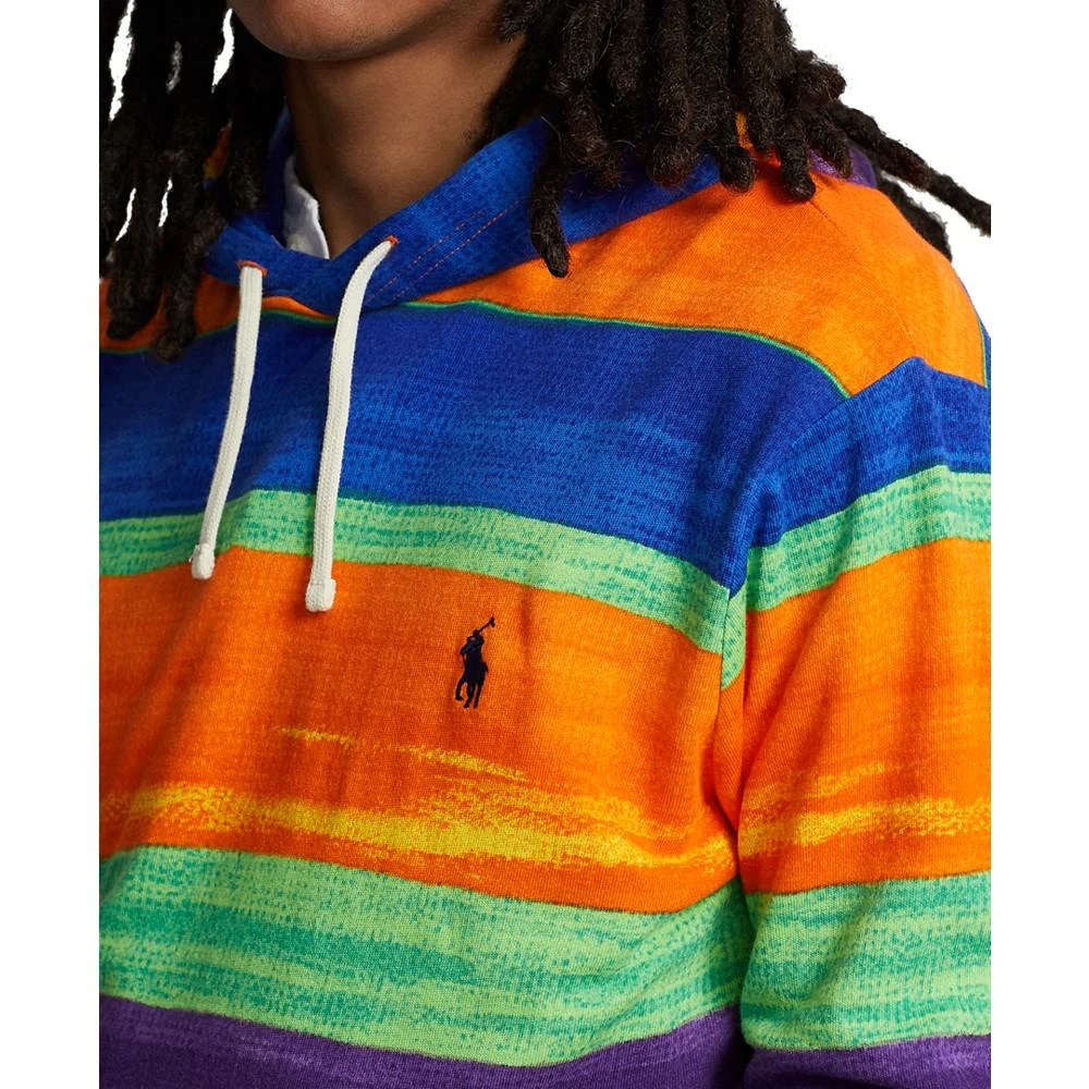 商品Ralph Lauren|Men's Striped Spa Terry Hoodie,价格¥502,第3张图片详细描述