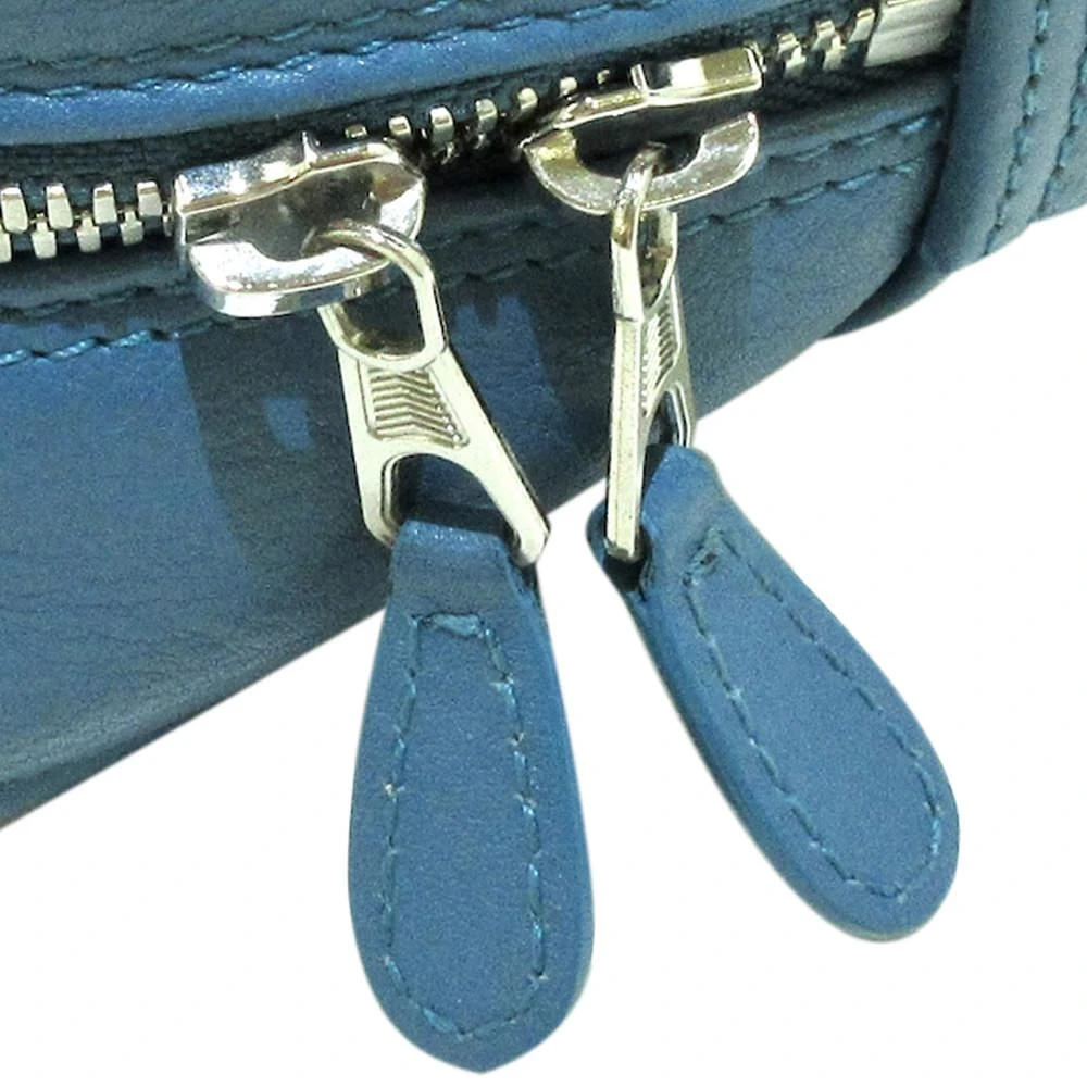 Balenciaga Blue/White S Triangle Leather Duffle Bag 商品