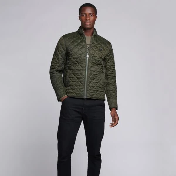 商品Barbour|Barbour International Men's Gear Quilt Jacket - Sage,价格¥745,第1张图片