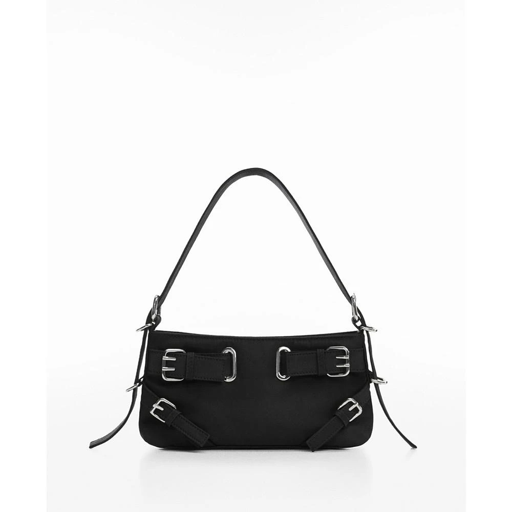 商品Mango|Women's Buckles Shoulder Bag,价格¥377,第1张图片