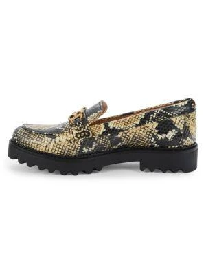 商品Sam Edelman|Deana Snakeskin-Print Bit Loafers,价格¥158,第4张图片详细描述