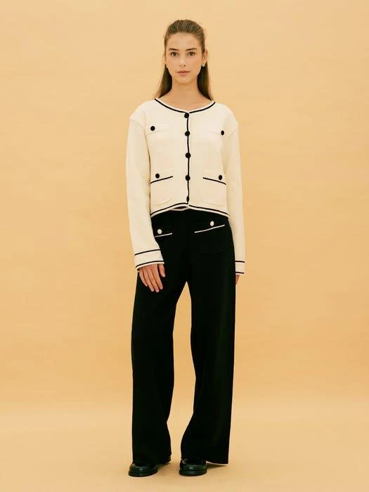 商品YOUR NAME HERE|Warm Knitwear Pants -2 Colors,价格¥1027,第1张图片详细描述
