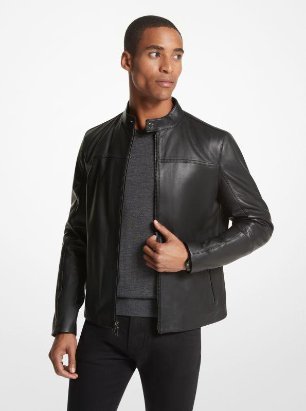 cortiz レザージャケット　LEATHER JACKET M Leather Jacket | Michael Kors [US]