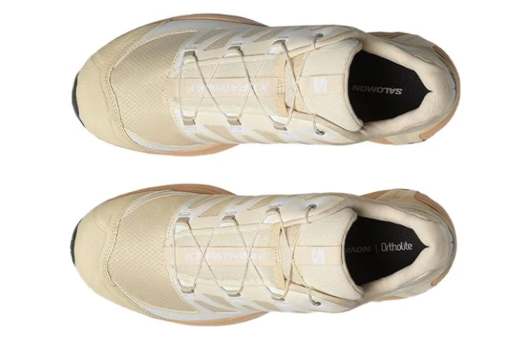 商品[国内直发] Salomon|萨洛蒙 XT-Pathway 抽绳细带 压花鞋面减震防滑 低帮 越野跑步鞋 男女同款 沙黄色,价格¥862,第5张图片详细描述