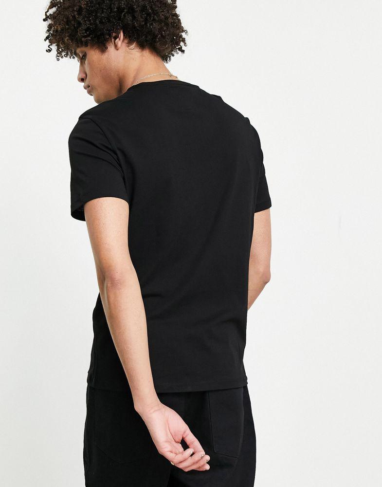 Armani Exchange icon t-shirt in black商品第2张图片规格展示