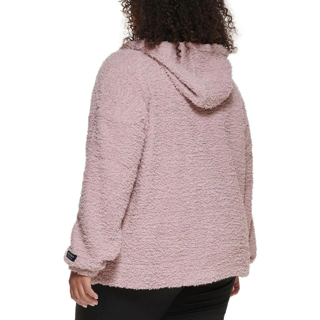 商品Calvin Klein|Calvin Klein Performance Womens Plus Comfy Cozy Zip Hoodie,价格¥91,第3张图片详细描述