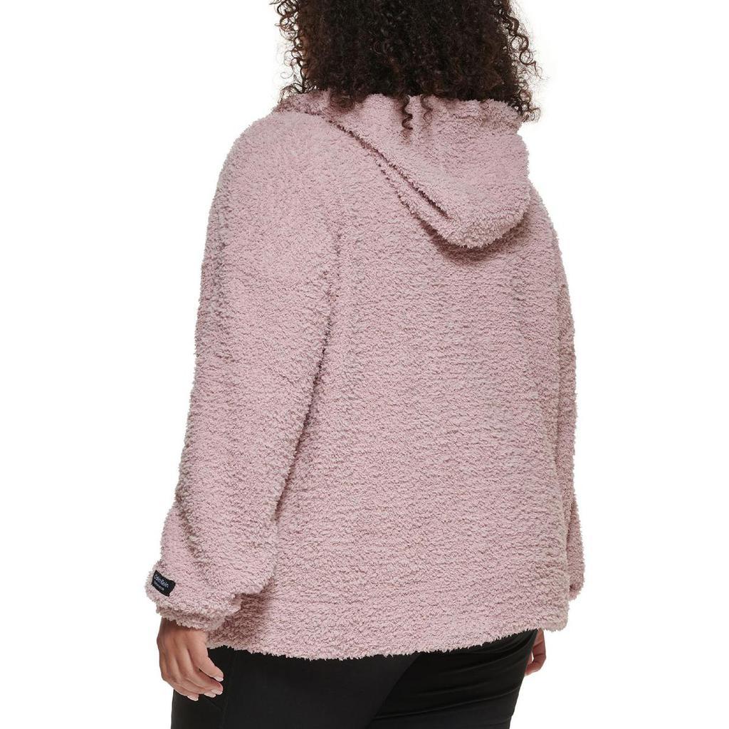 商品Calvin Klein|Calvin Klein Performance Womens Plus Comfy Cozy Zip Hoodie,价格¥336,第6张图片详细描述