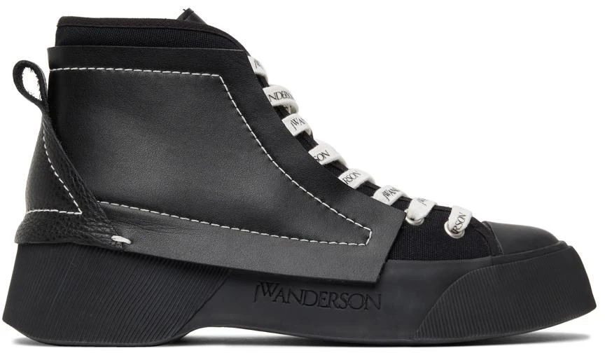 商品JW Anderson|Black Trainer Sneakers,价格¥1425,第1张图片