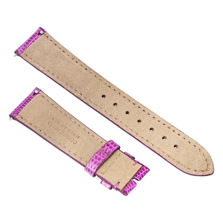 商品Hadley Roma|Shiny Magenta Lizard Leather Strap,价格¥261,第2张图片详细描述