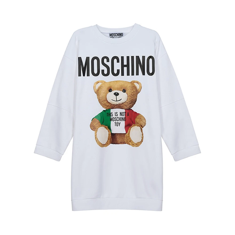 商品Moschino|MOSCHINO 女白色女士卫衣/帽衫 EV0415-0527-1001,价格¥2196,第1张图片