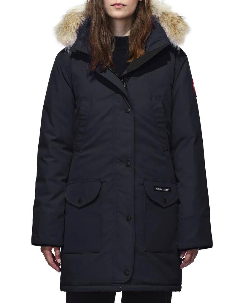 商品Canada Goose|Trillium Down Parka Coat w/ Natural Coyote Fur Trim,价格¥11458,第1张图片