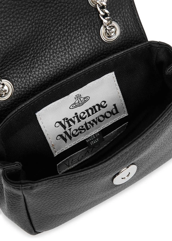 商品Vivienne Westwood|Small black vegan leather cross-body pouch,价格¥1529,第4张图片详细描述