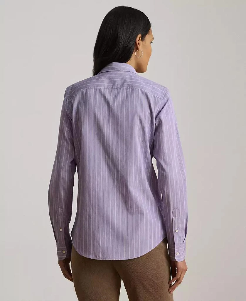 商品Ralph Lauren|Women's Classic-Fit Striped Broadcloth Shirt,价格¥733,第2张图片详细描述