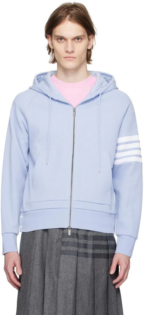 商品Thom Browne|Blue 4-Bar Hoodie,价格¥5931,第1张图片