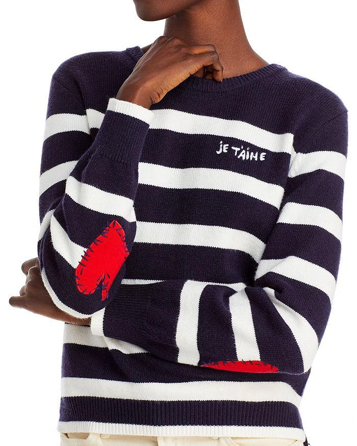 商品AQUA|Stripe Crewneck Sweater - 100% Exclusive,价格¥368,第5张图片详细描述