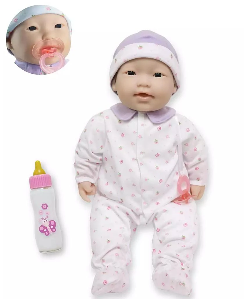 商品JC TOYS|La Baby Asian 20" Soft Body Baby Doll Purple Outfit,价格¥226,第1张图片