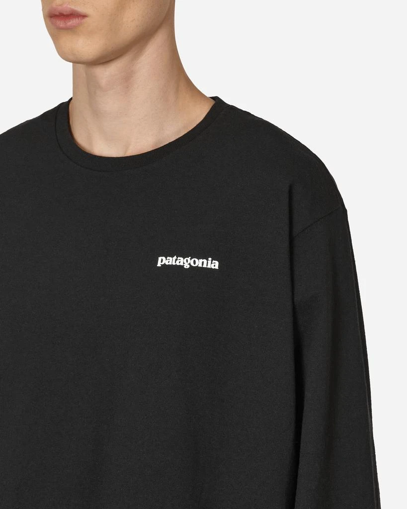 商品Patagonia|P-6 Logo Responsibili Longsleeve T-Shirt Black,价格¥347,第5张图片详细描述