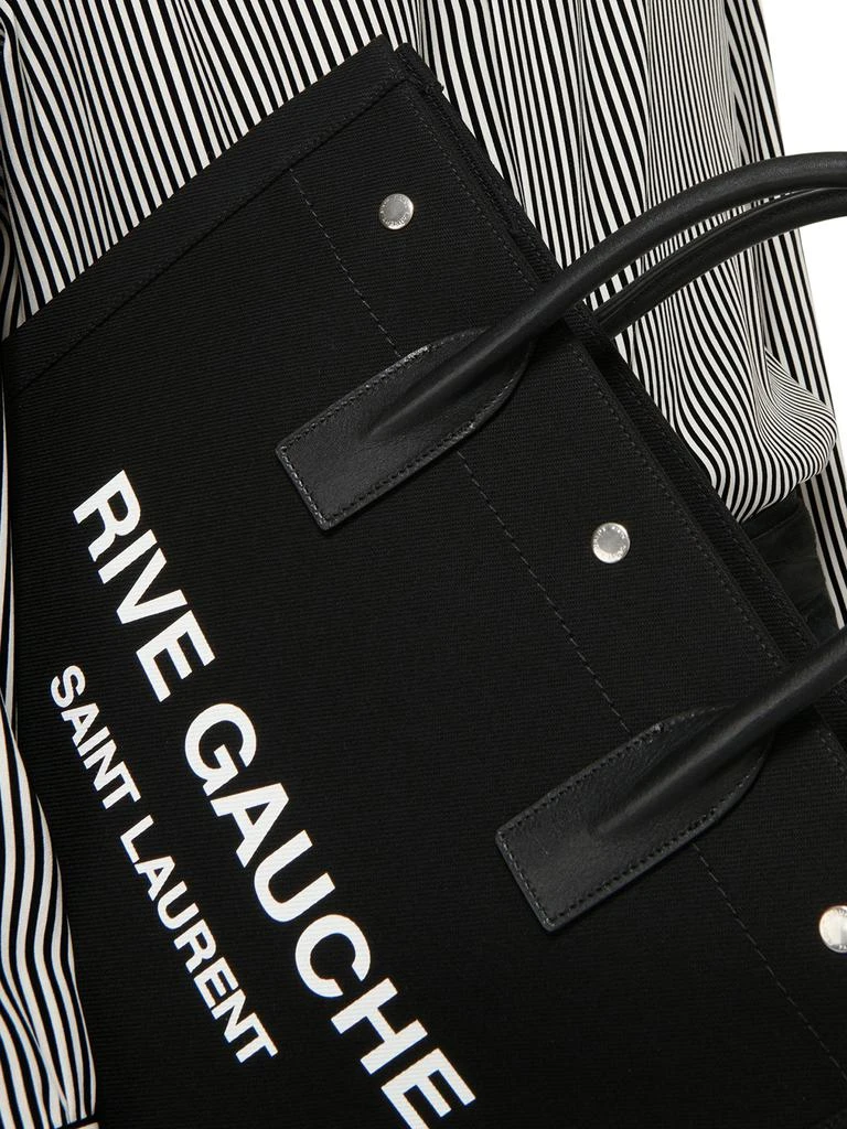 商品Yves Saint Laurent|RIVE GAUCHE N/S CANVAS TOTE BAG,价格¥11602,第4张图片详细描述