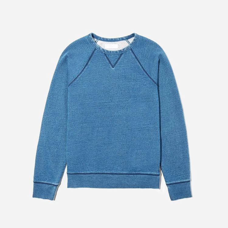 商品Everlane|The Indigo French Terry Crew,价格¥411,第1张图片